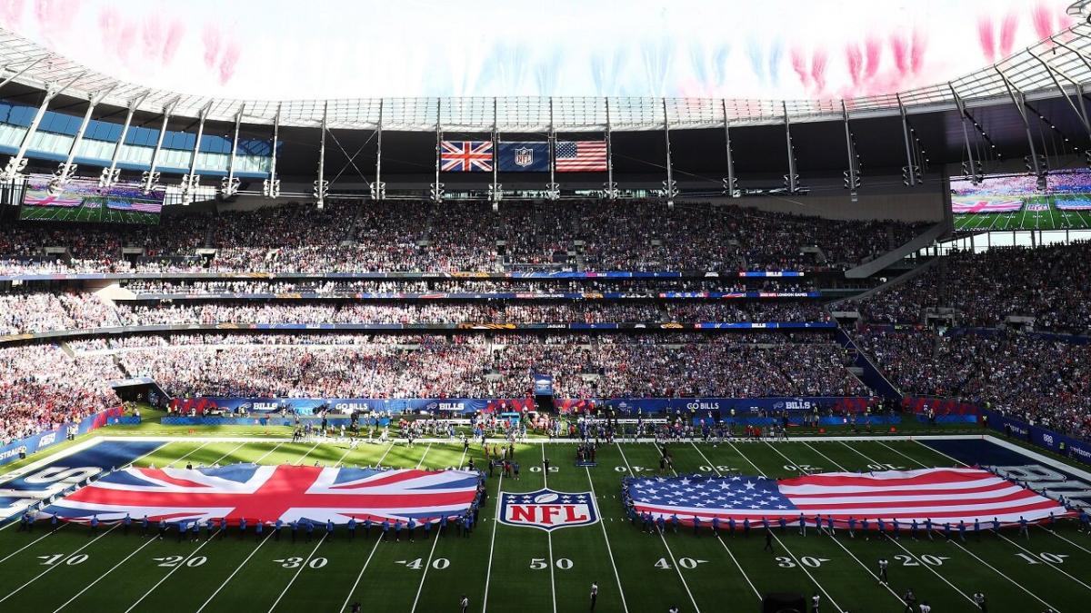 The NFL London games taking place at Tottenham Hotspur Stadium